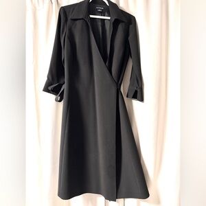 Ann Taylor Classic Black Long Sleeve Dress